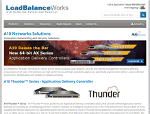Tablet Screenshot of loadbalanceworks.com